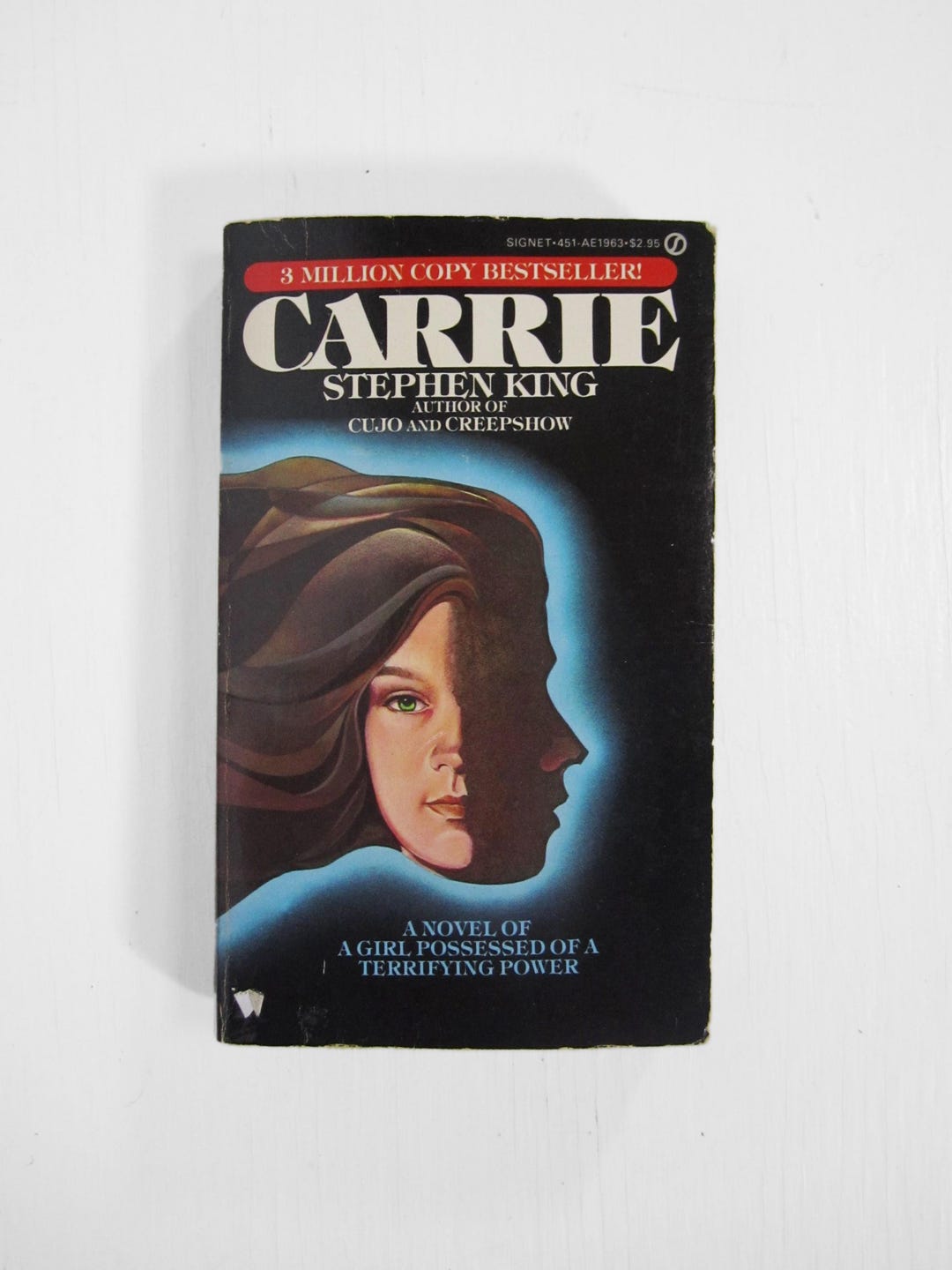 Carrie by Stephen King 1975 First Signet Printing Paperback Novel - Etsy
