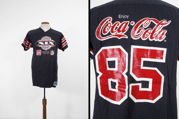 Vintage Super Bowl XIX Jersey T-shirt Coca Cola N… - image 1