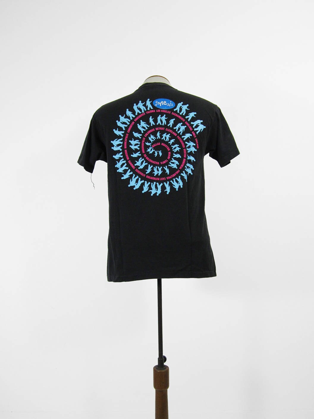 Vintage Genesis T-shirt We Can't Dance 1992 Black Tour