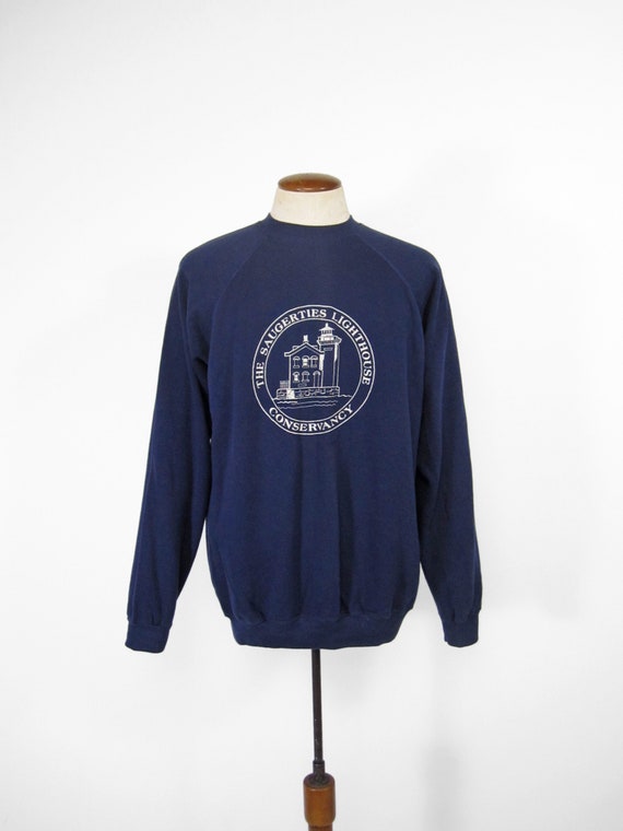 Saugerties Lighthouse Sweatshirt Vintage 80s NY R… - image 2