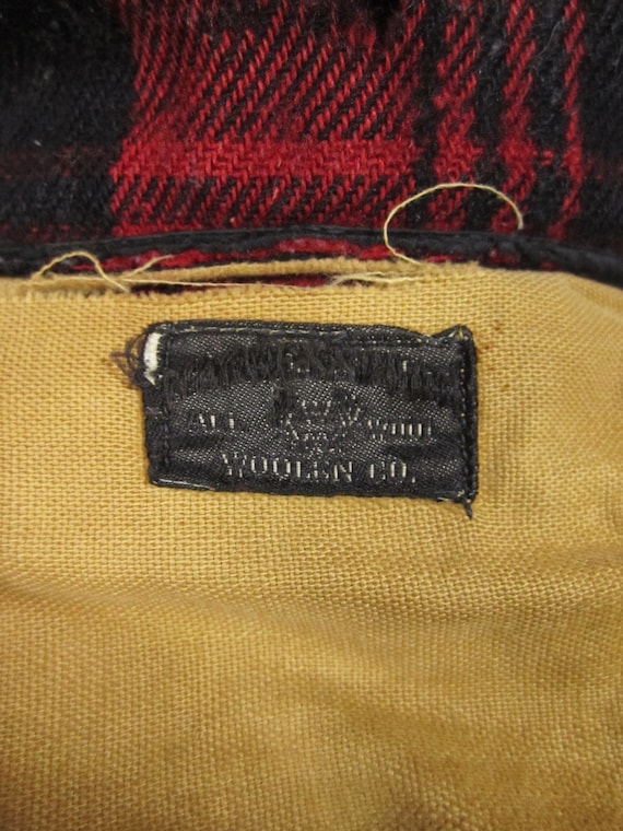 Vintage Warrensburg Woolen Co Mackinaw Coat 1940s… - image 3