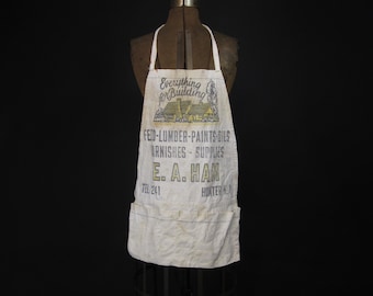 Vintage Kemper Thomas Co Work Apron Hunter NY EA Ham Catskill Mountains