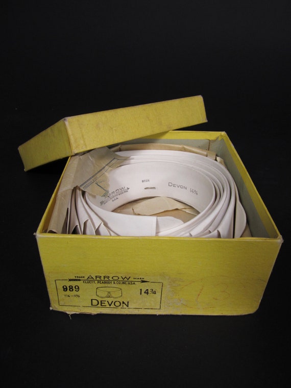 NOS Arrow Devon Collars 1910s Deadstock 14 3/4 Ori