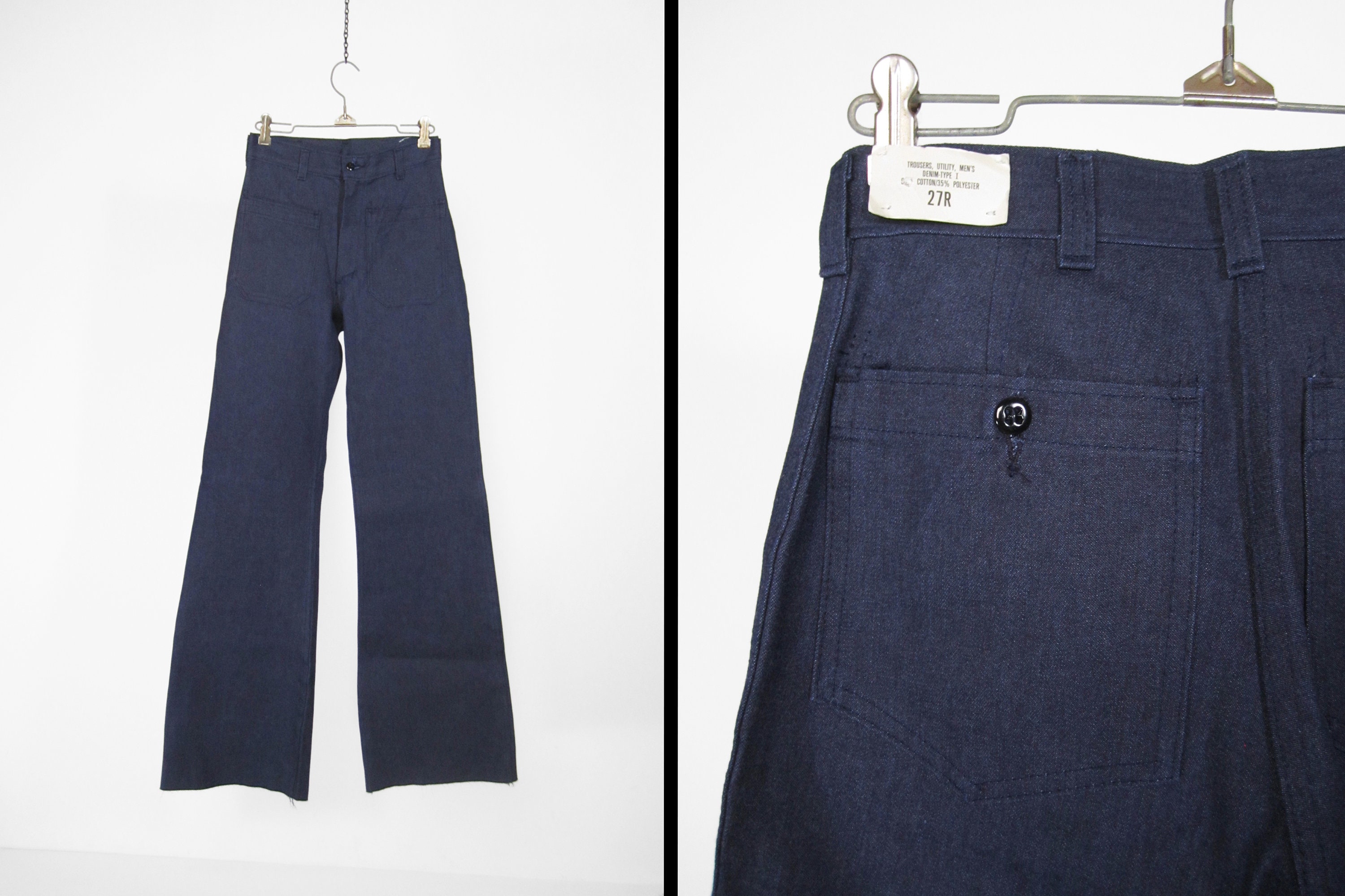 dead stock 50s〜60s us navy denime pants Deadstock 50s-60s US Navy Denim Pants