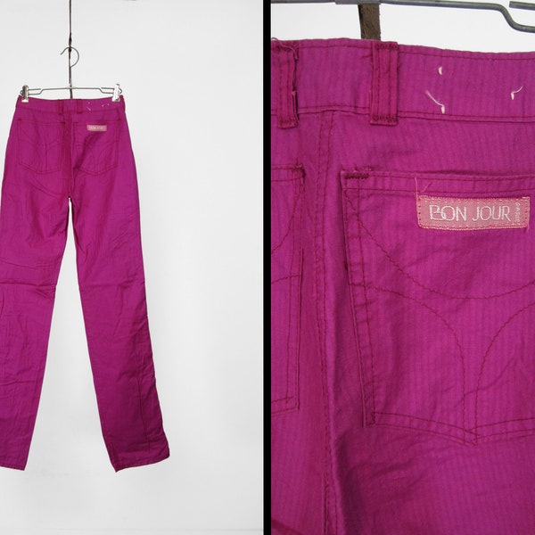 Pantalon vintage Violet Rose Années 80 Bonjour Mom Jeans France - Taille 5 / 6