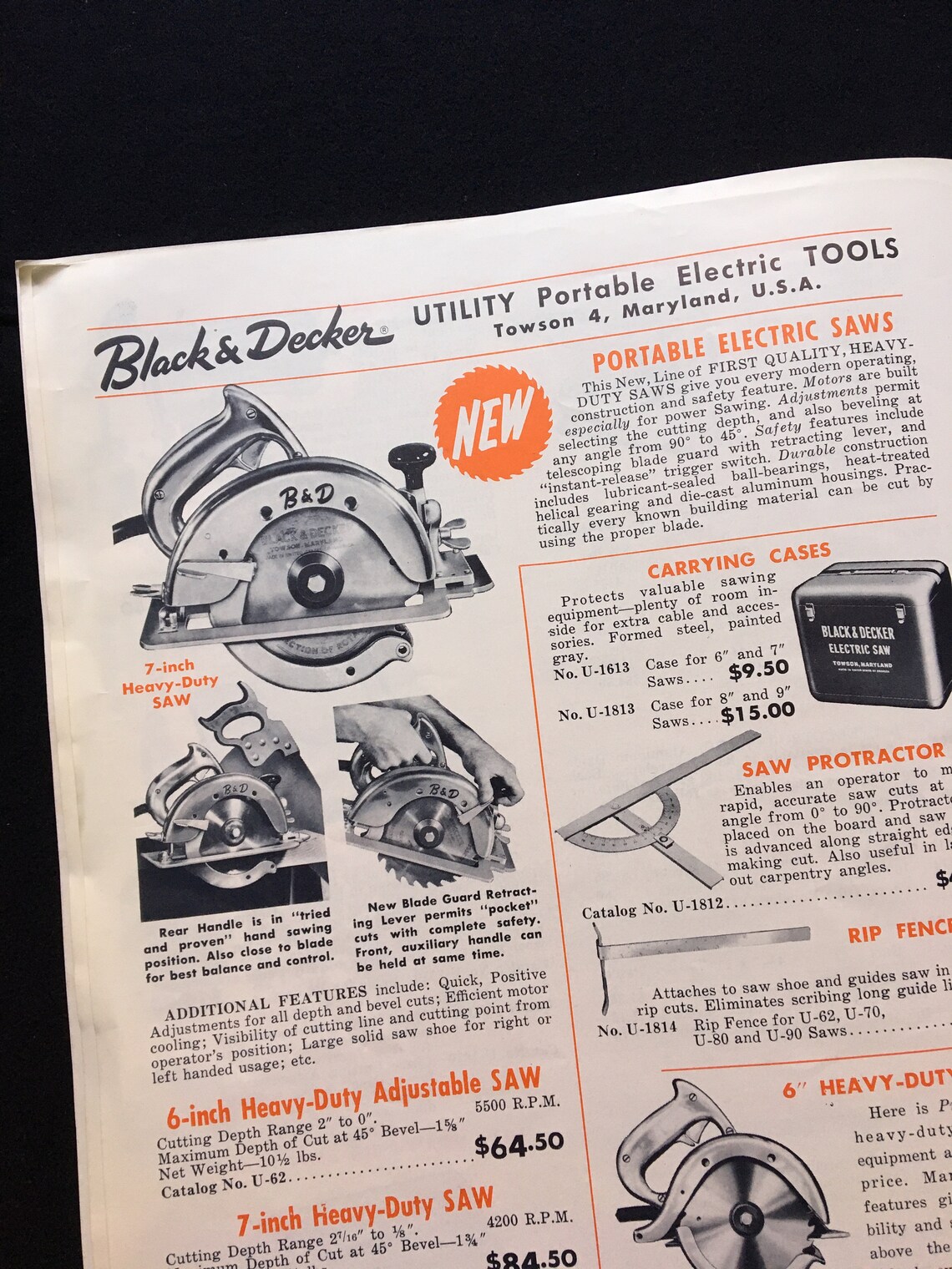 Vintage Black & Decker Catalogs and Letterhead Electric Tools Etsy