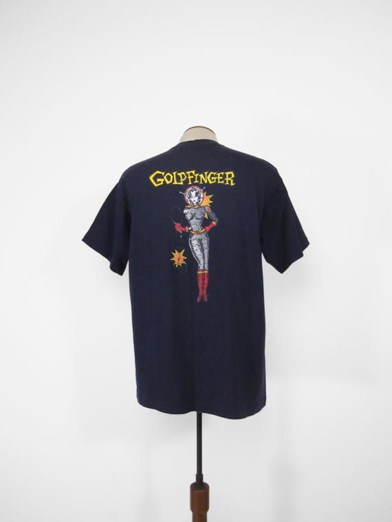 Vintage Goldfinger T-shirt 90s Giant Punk Ska Cotton Tee - XL - Etsy