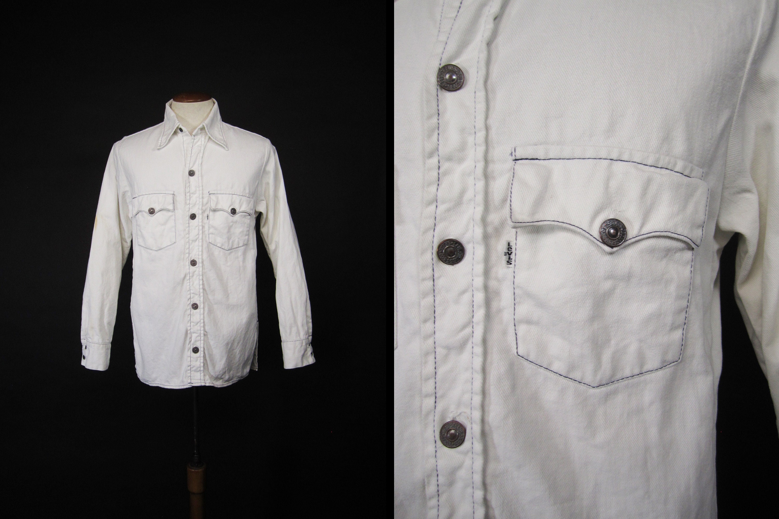 White denim shirt mens 2025
