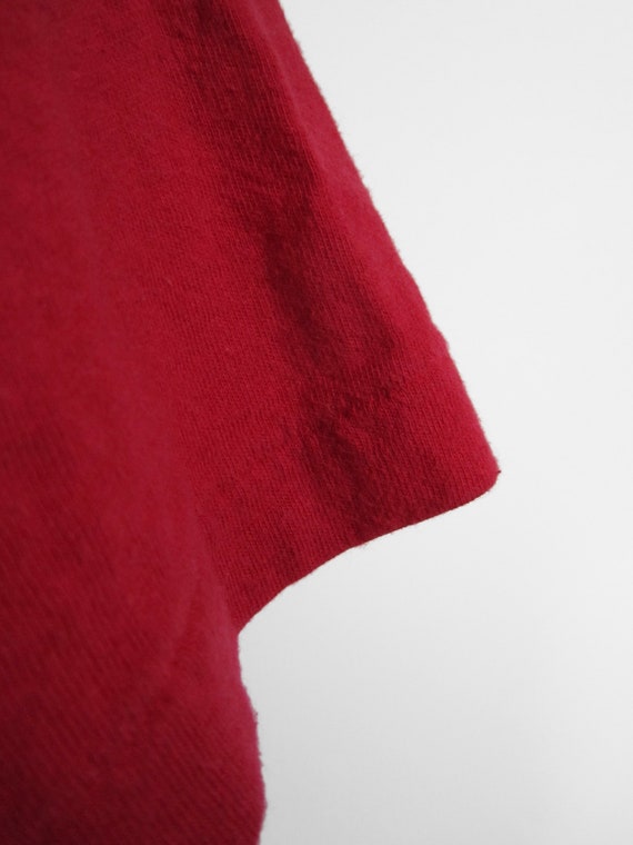 Vintage Jockey Life Deck Shirt Red 80s Pocket T-s… - image 3