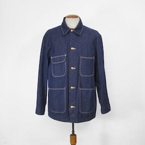 Giacca da lavoro vintage Wrangler Blue Bell, nuova, in denim, taglia 46
