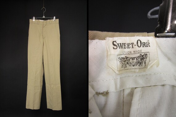 Vintage Sweet Orr Chinos Khaki Work Pants Union Ma
