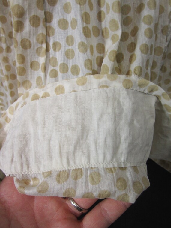 Victorian Polka Dot Petticoat Brown Black Layered Cot… Gem