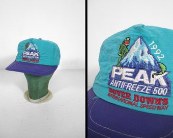 Vintage Peak Antifreeze 500 Hat 1992 Dover Downs Speedway Made in USA