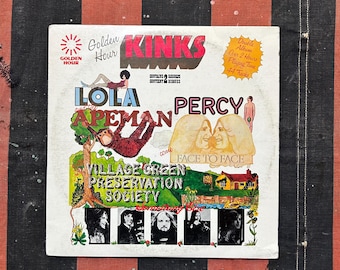 The Kinks 1975 Golden Hour Vinyl Album LP