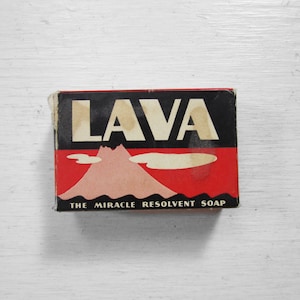 Vintage 40s Lava Soap Bar Procter & Gamble Hecho en EE. UU. Sin usar Nuevo en caja
