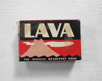 Vintage 40s Lava Soap Bar Procter & Gamble Made in USA Unused New in Box