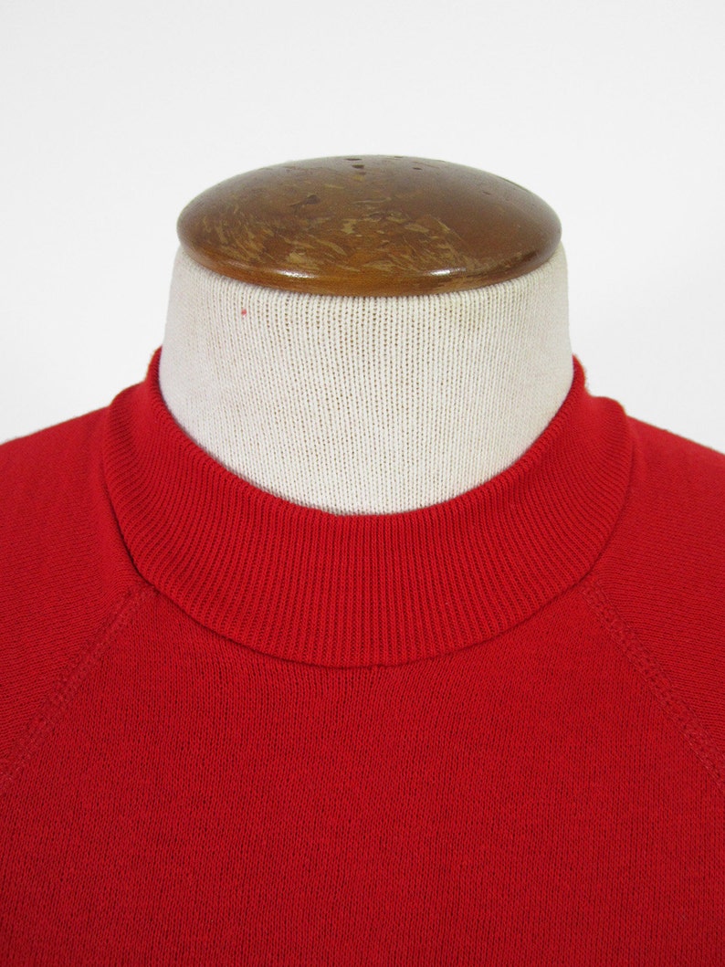 Vintage Biker Bald Eagle Sweatshirt Red Pullover Free Breed Made in USA Small