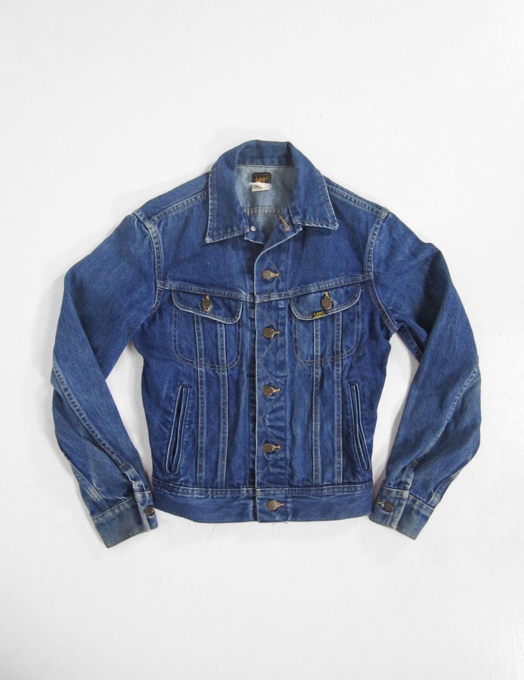 ジャケット・アウター vintage 70s made in USA lee set denim bd 70s Deadstock Riders Denim Jacket Size S (34 R) Union Made