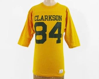 Vintage 80er Jahre Clarkson Champion Universität Jersey - Small