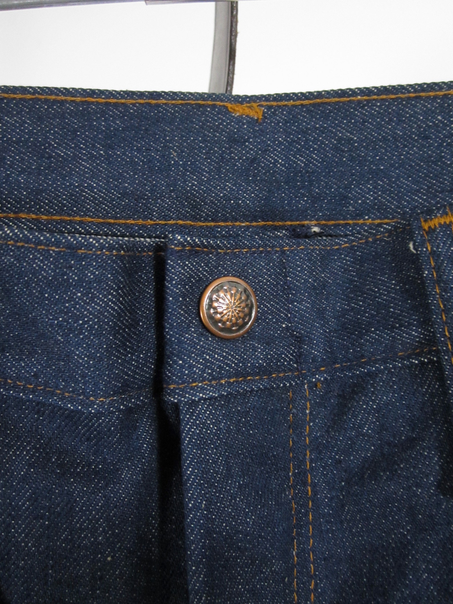 Vintage Prison Jeans Dark Rigid Denim Made in USA Prisoner Etsy