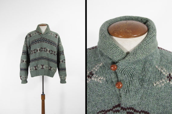 ralph lauren shawl collar sweater