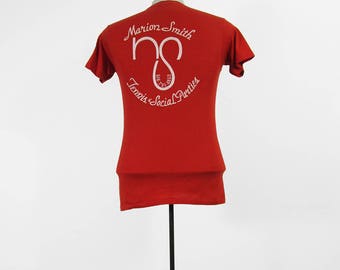 Vintage NYC Social Club T-shirt Marion Smith Red Tee - XS / Small
