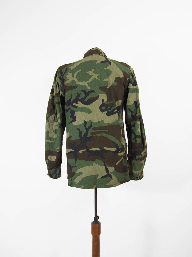 Vintage US Army Utility Jacket Camouflage Military Combat Coat - Etsy