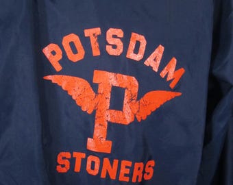Vintage Potsdam Stoners Jacket Warm Up Windbreaker - Medium