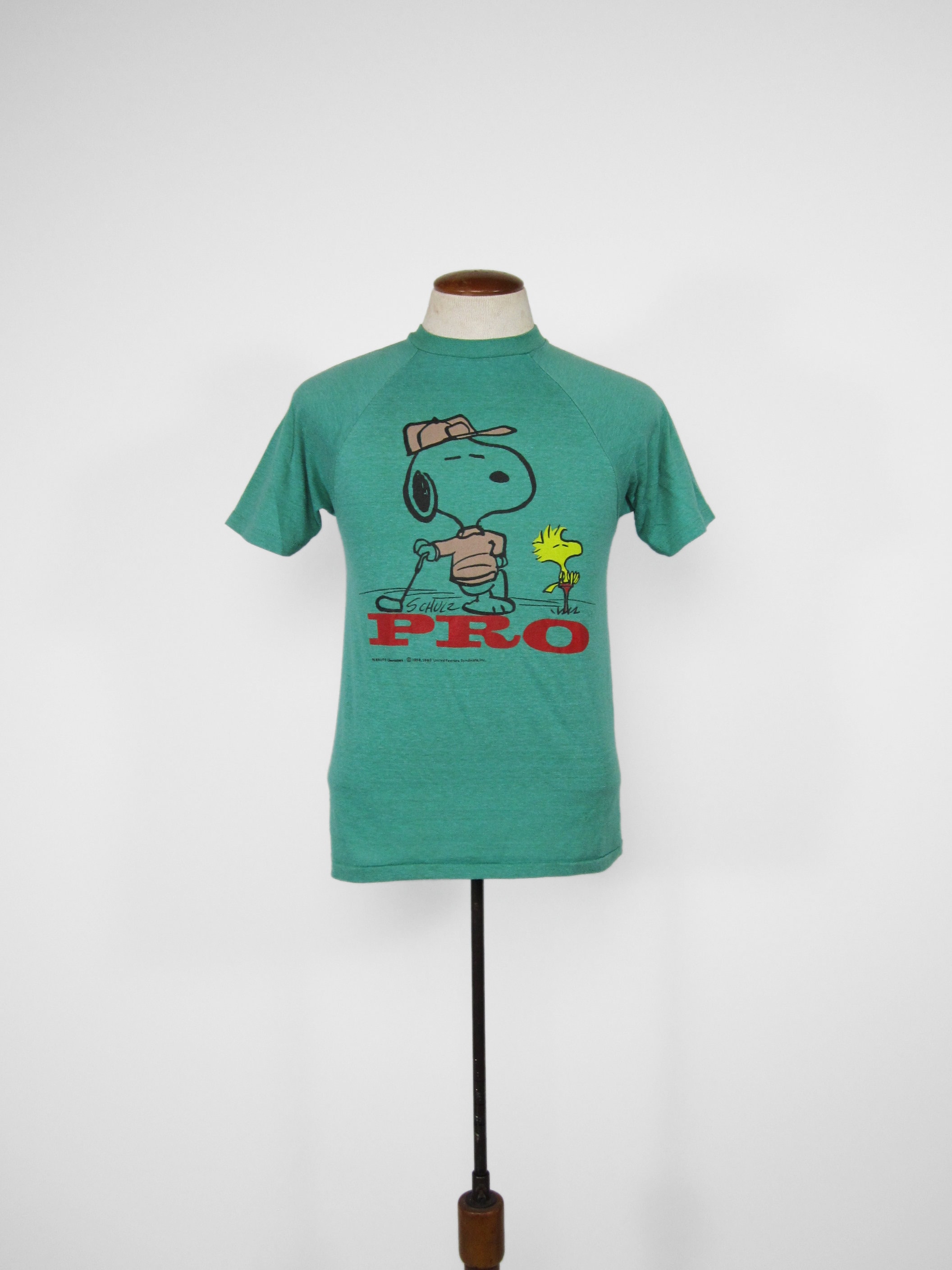 Vintage Snoopy Golf Pro TShirt Grün Raglan Shirtex TShirt Etsy.de