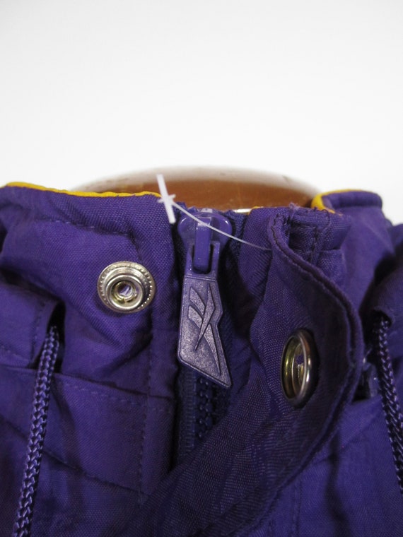 Vintage LA Lakers Puffer Jacket 90s Deadstock Coa… - image 5