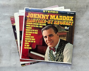 Vintage Honky Tonk Jazz Records Vinyl Lot Johnny Maddox & Jimmy White