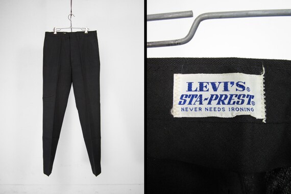 Vintage Levi's Sta Prest Slacks NOS Pants 1960s Bl