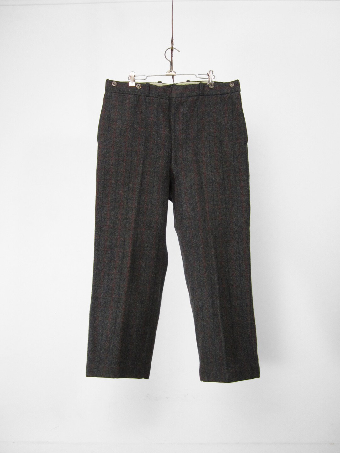 Vintage 50s LL Bean Wool Hunting Pants: Adirondack Plaid, Size