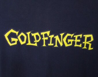 Vintage Goldfinger T-shirt 90s Giant Punk Ska Cotton Tee - XL - Etsy