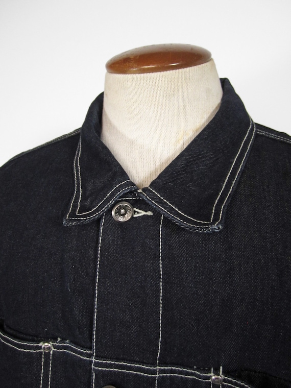 Vintage Karl Kani Denim Jacket Signature 90s Hip … - image 3