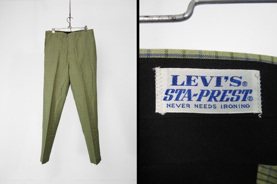 Vintage Levi's Sta Prest Slacks NOS Pants 1960s Gr