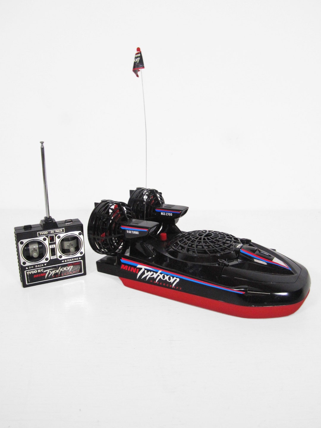 Vintage Tyco Mini Typhoon 90s Hovercraft RC Car Etsy