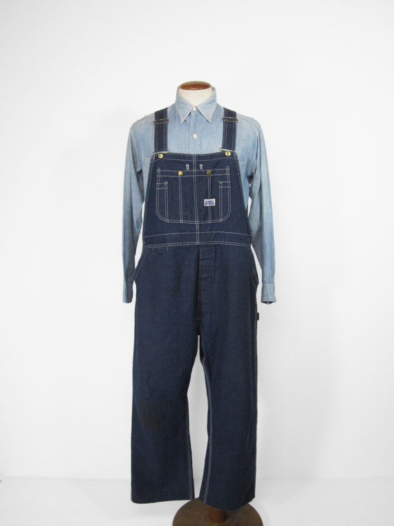 パンツ BIG SMITH VINTAGE OVERALLS W38L30 - パンツ