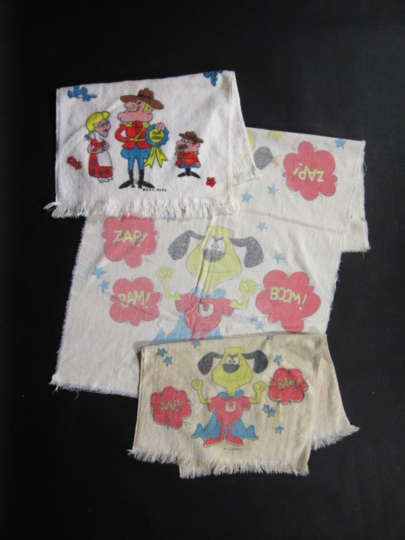 Buy Vintage 60s Cartoon Towels Underdog Dudley Do Right Online in India -  Etsy