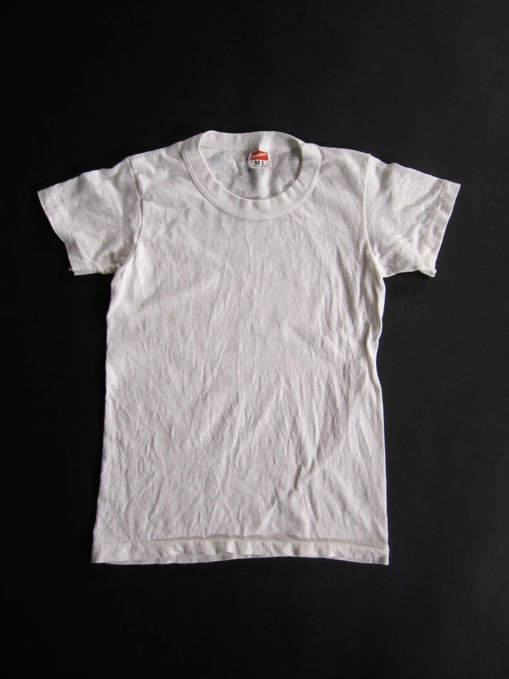 Vintage Hanes White Tee - Etsy