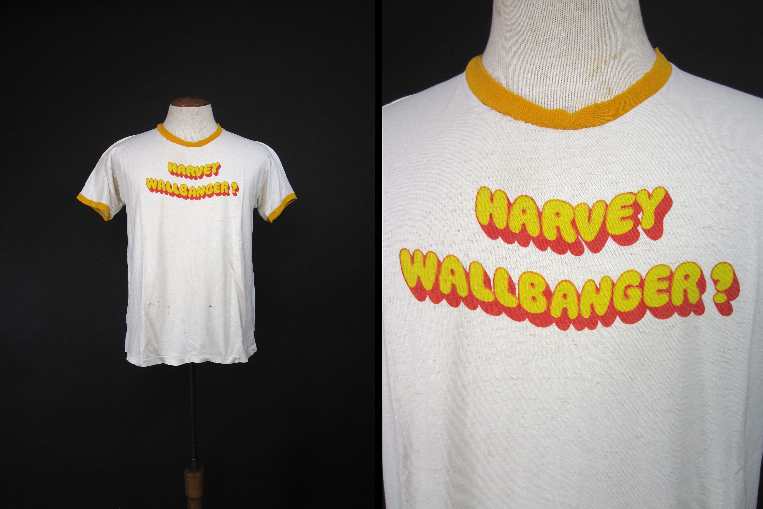 60s HARVEY WALLBANGER Tシャツ ホワイト