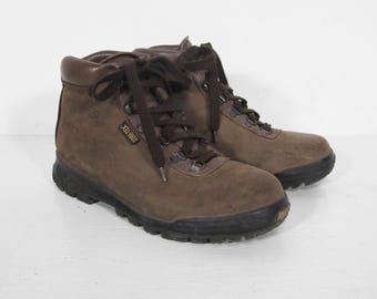 Vintage Vasque Hiking Boots Gore-Tex Brown Leather Made in Italy - Women's Size 8 1/2 M