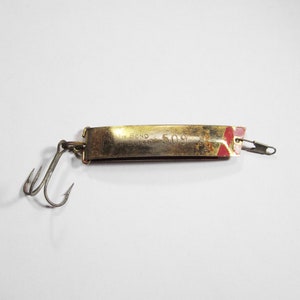 South Bend Super Duper 509 Fishing Lure Red and Silver 