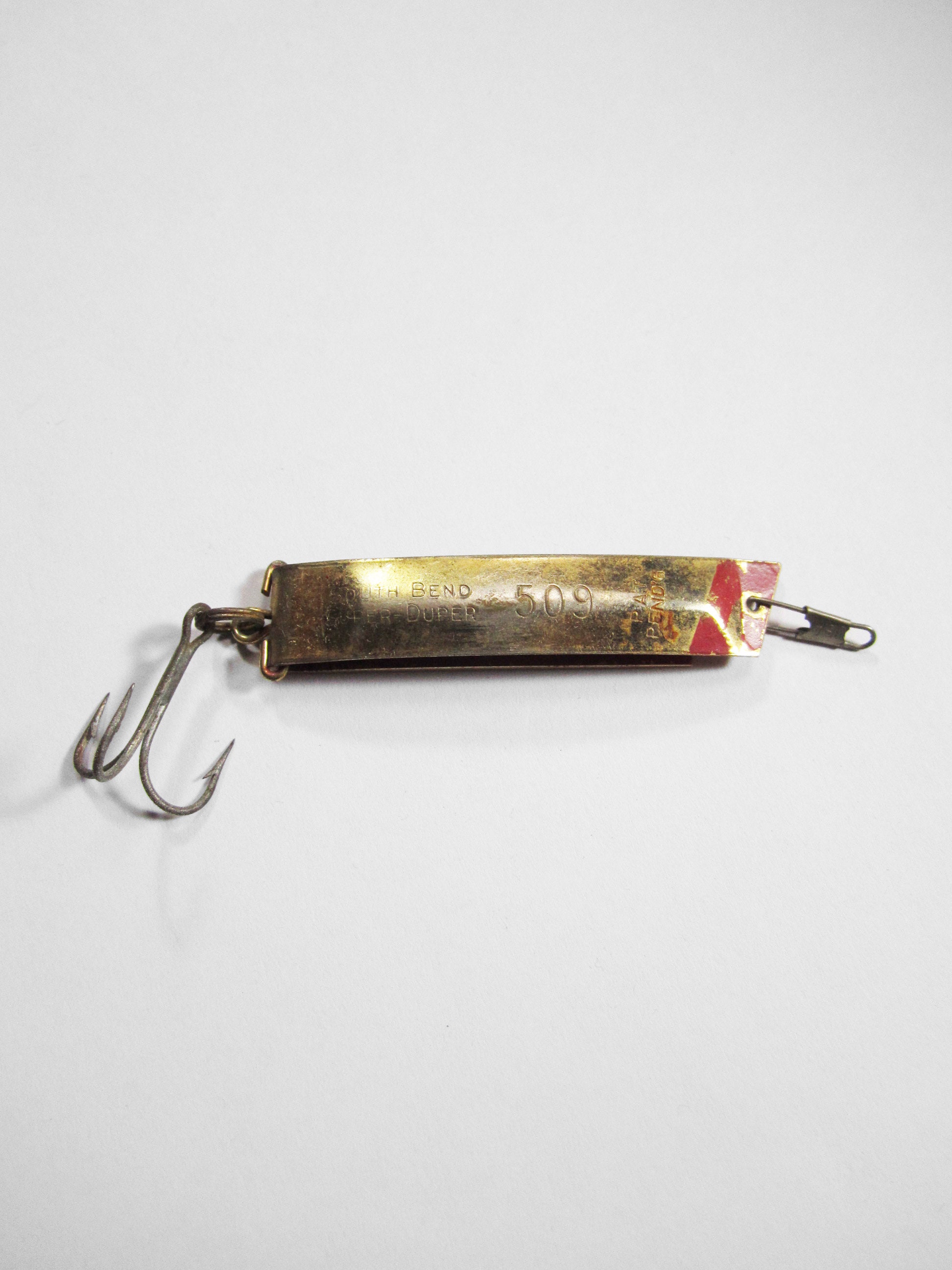 South Bend Super Duper 509 Fishing Lure Red and Silver 