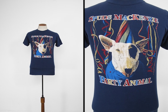 Vintage Spuds MacKenzie T-shirt Bud Party Animal 8
