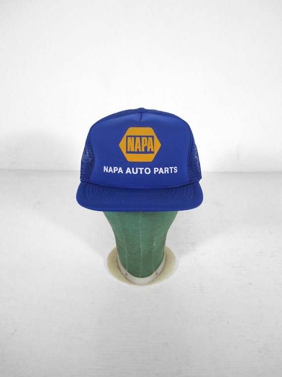 Vintage NAPA Auto Parts Hat 80s Trucker Snapback N