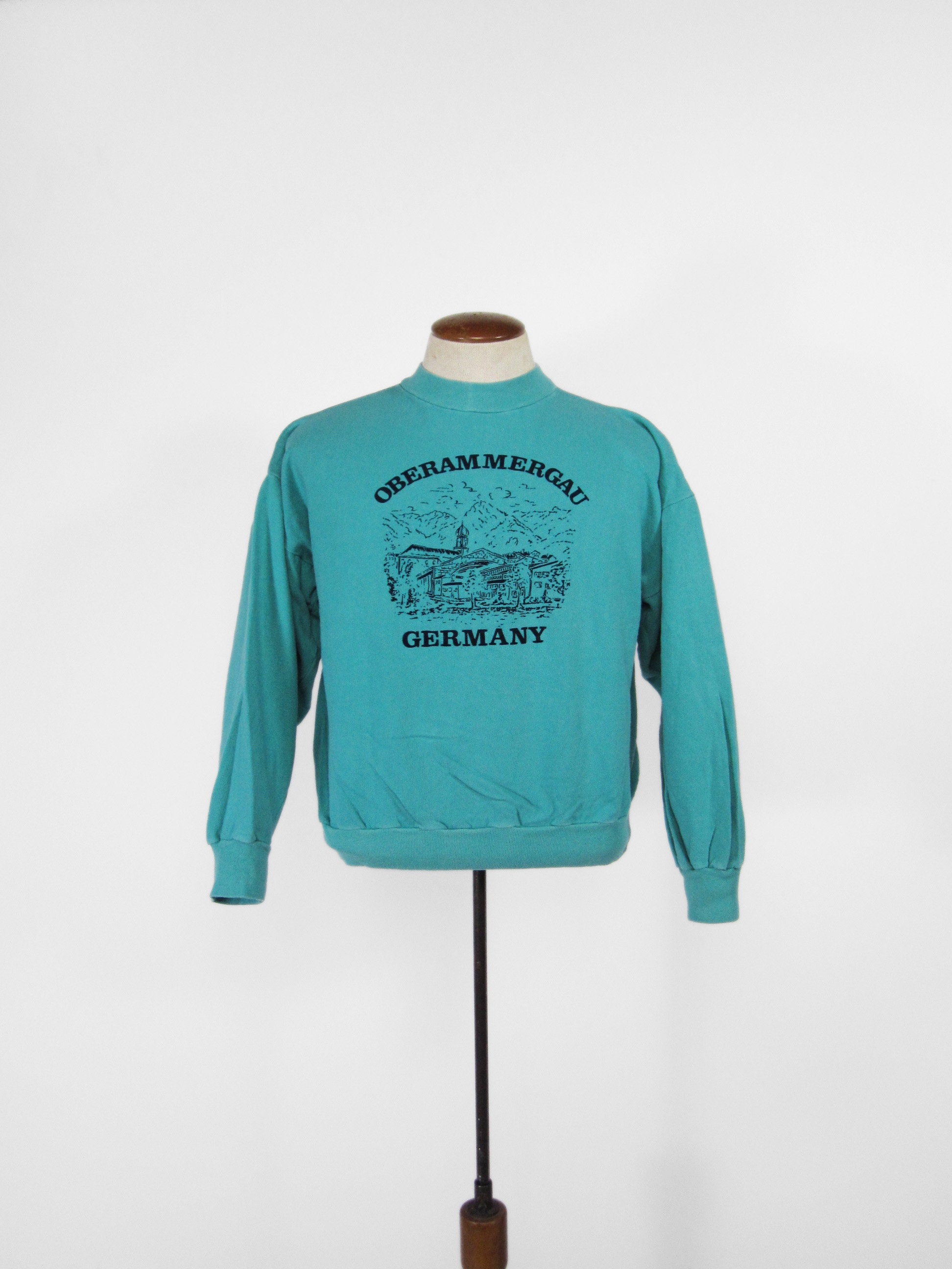 60〜70s Flock Print vintage Sweat フロッキー Vintage Flock Print Sweatshirt Tri Color 60's 70's Rare