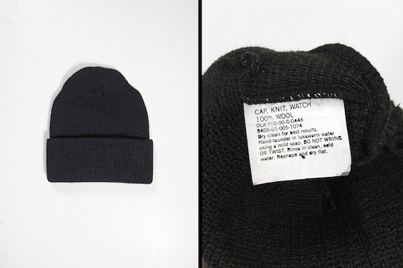 Vintage US Navy Watch Cap NOS Knit Hat 