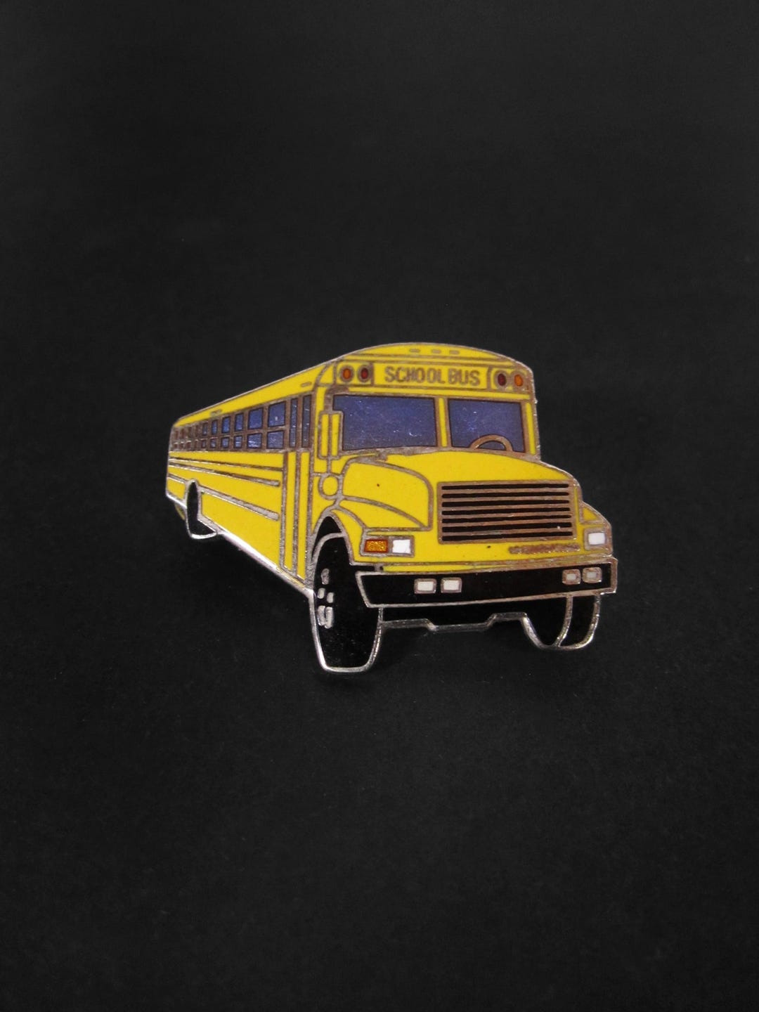 Vintage School Bus Pin Enamel Bus Driver - Etsy