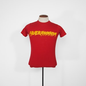 Vintage 80s Hulkamania T-shirt WWF Wrestling Hulk Hogan - Small
